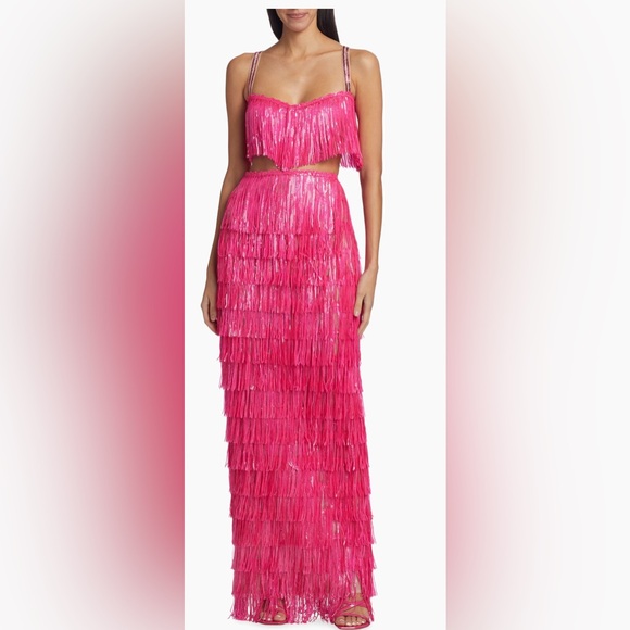 Bronx and Banco Other - Bronx and Banco Sequin Fringe Two-Piece Skirt Set. NWT. Size L which is a US 8